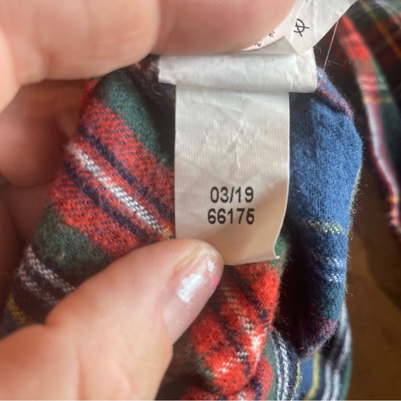 LL Bean Plaid Button Down Flannel Shirt Men’s Sz XL - Picture 10 of 10